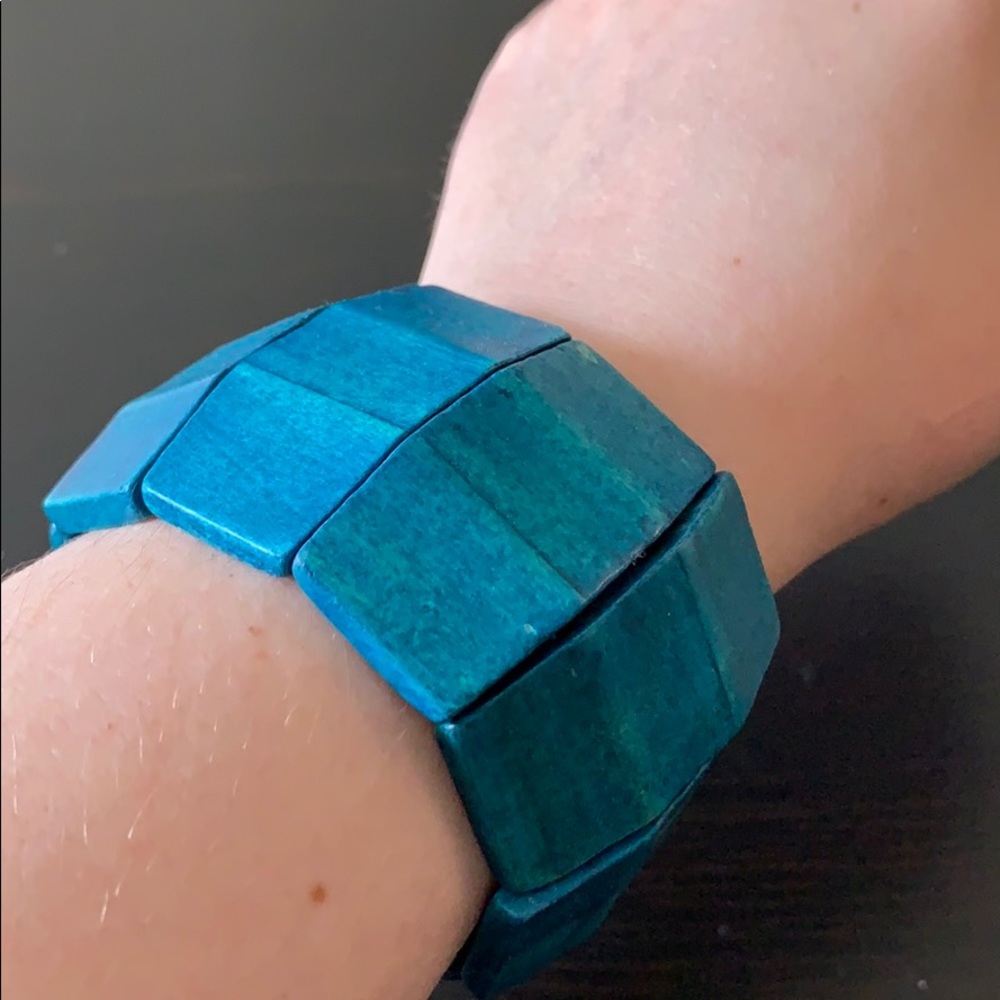 Wooden bead street have bracelet